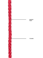 4. Boutique érotique, Corde Japonaise Rouge de 10 mètres par Ouch!