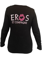 2. Boutique érotique, Chandail manches longues col en V Eros et Compagnie