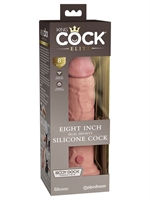 5. Boutique érotique, Dildo King Cock Elite Dual Density 8" Beige Pâle par King Cock