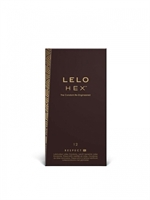 2. Boutique érotique, HEX Condoms Respect XL - Paquet de 12 par Lelo