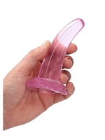 3. Boutique érotique, Dildo Crystal Clear Non-Réaliste Rose 5 Pouces par RealRock