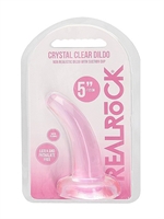 5. Boutique érotique, Dildo Crystal Clear Non-Réaliste Rose 5 Pouces par RealRock