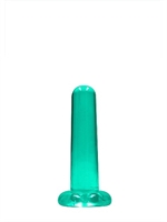 3. Boutique érotique, Dildo Crystal Clear Non Réaliste Turquoise 5 pouces par RealRock