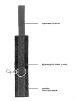 4. Boutique érotique, Menottes en Velcro pour Poignets ou Chevilles avec Sangles Ajustables par Ouch!
