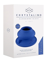 5. Boutique érotique, Ventouse Bleue Universelle en Silicone par Chrystalino