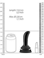 5. Boutique érotique, Prickly - Vibrateur en Verre avec Ventouse et Manette de Chrystalino