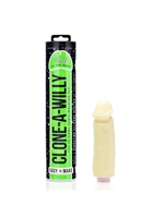 2. Boutique érotique, Ensemble Clone-A-Willy Silicone Vert Phosphorescent