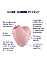 2. Boutique érotique, Cutie Heart par Satisfyer