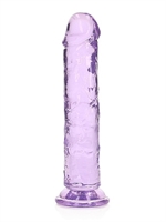 2. Boutique érotique, Dildo Crystal Clear 7 pouces - Mauve par SHOTS