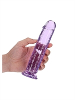 5. Boutique érotique, Dildo Crystal Clear 7 pouces - Mauve par SHOTS