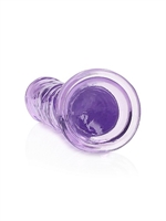 4. Boutique érotique, Dildo Crystal Clear 7 pouces - Mauve par SHOTS