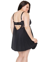 6. Boutique érotique, Ensemble Babydoll à Jupe Ouverte Asymétrique par Coquette