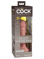 5. Boutique érotique, Dildo à ventouse 6 pouces Dual Density par King Cock