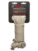2. Boutique érotique, Corde de bondage en chanvre 6mm - 30 pieds Hogtied Bind & Tie