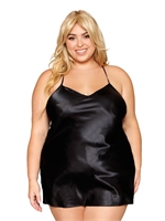 3. Boutique érotique, Peignoir avec Nuisette - Shalimar Charmeuse de Dreamgirl