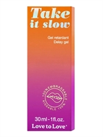 2. Boutique érotique, Gel retardant Take It Slow par Love to Love