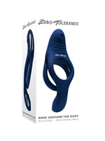 6. Boutique érotique, Double anneau pénien vibrant Ring Around the Rosy par Zero Tolerance