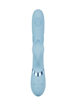 3. Boutique érotique, Double stimulateur à vibrations et tapotements triple moteur Fronda par Vive
