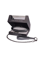 2. Boutique érotique, Ensemble collier et laisse Gunmetal Glam par Coquette