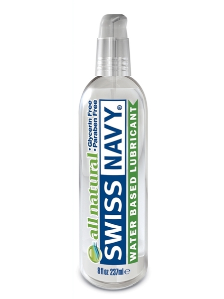 Lubrifiant naturel Swiss Navy à base d'eau 8oz