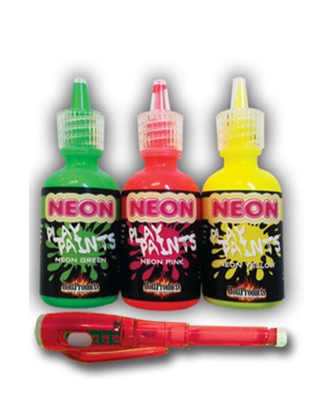 Peintures Fluorescentes pour le Corps - Paquet de 3