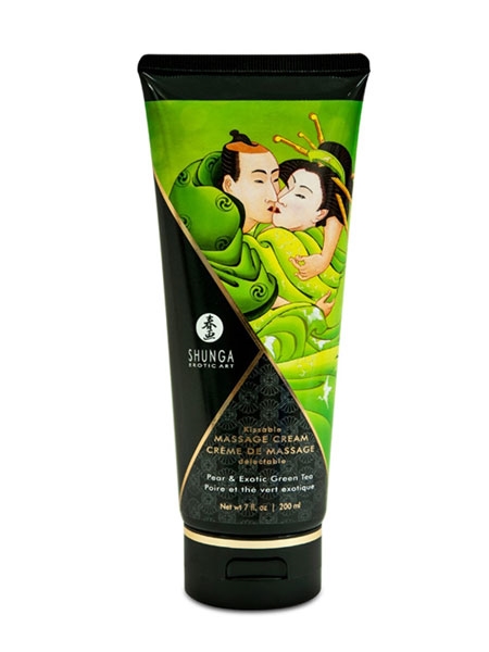 Crème à Massage Délectable - Poire et Thé Vert par Shunga