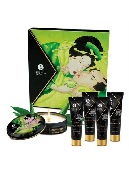 Ensemble Secret de Geisha Organica - Thé Vert de Shunga