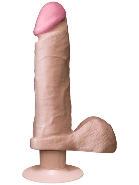 A Vibrating Realistic CocK - 8 pouces Beige