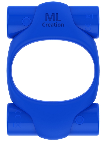 Anneau Vibrant par ML Creation - Bleu