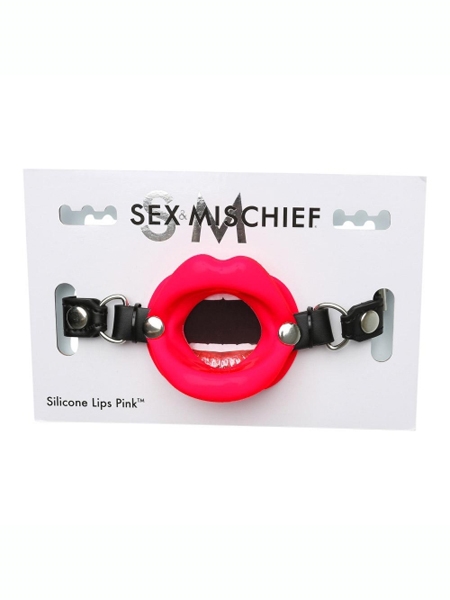 Bâillons lèvres rouges de Sex Mischief