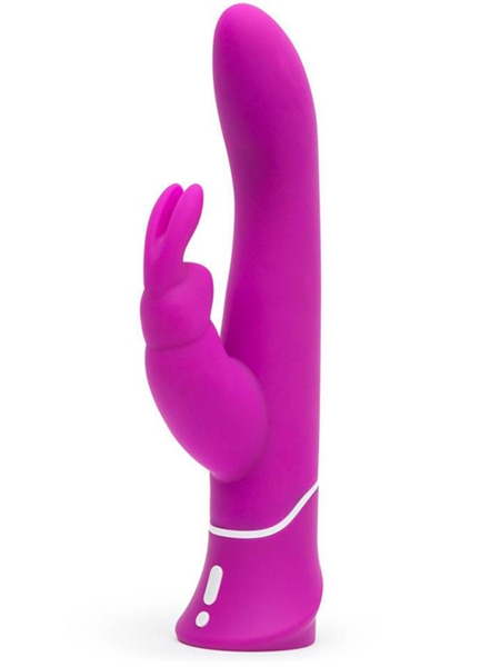 Vibromasseur curve mauve par Happy Rabbit | BOITE ABÎMÉE/VENTE FINAL