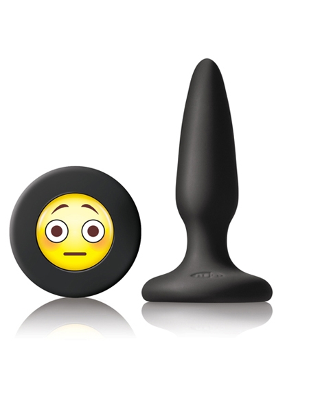 Mini plug anal en silicone noir OMG par Mojis