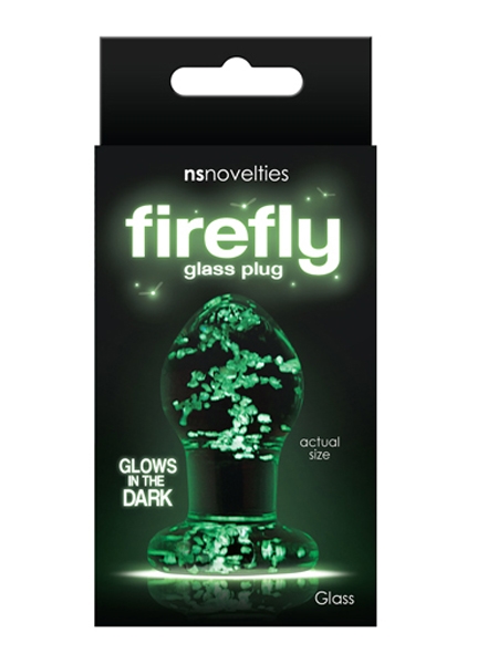 Plug anal phosphorescente Petite par Firefly Glass