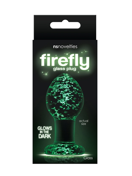 Plug Anal medium phosphorescent par Firefly Glass