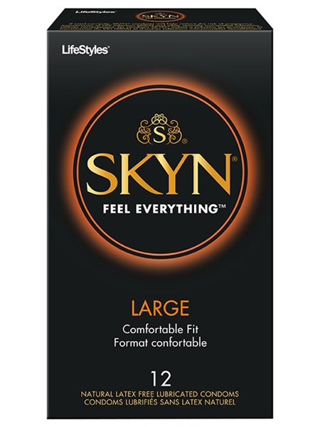 Condom Lifestyles Skyn Format Large (sans latex) (Boite de 12)