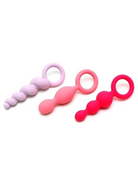 Ensemble de 3 plugs anales Booty Call par Satisfyer