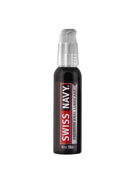 Lubrifiant anal 4oz à base de silicone par Swiss Navy