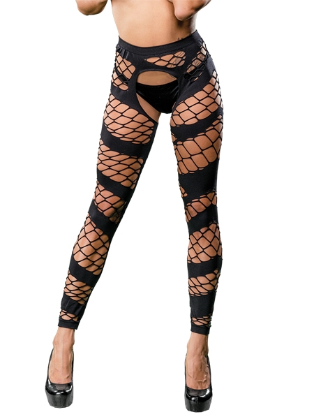 Leggings en filet 2 en 1 par Beverly Hills Naughty Girl