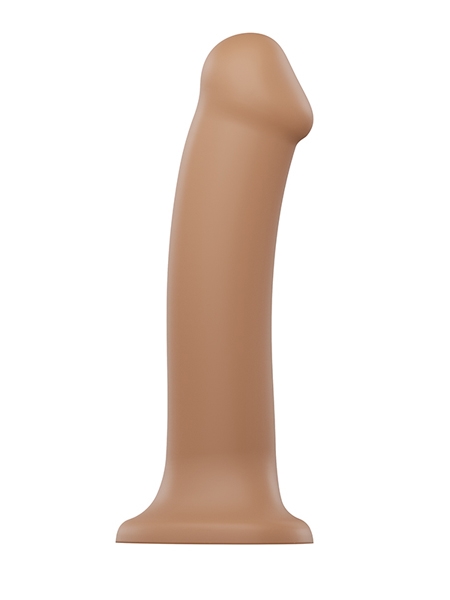 Dildo Semi-Réaliste Pliable Taille XL Caramel par Strap-on-Me