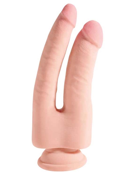 King Cock Plus - Dildo à triple densité et double pénétration (9.5 po)