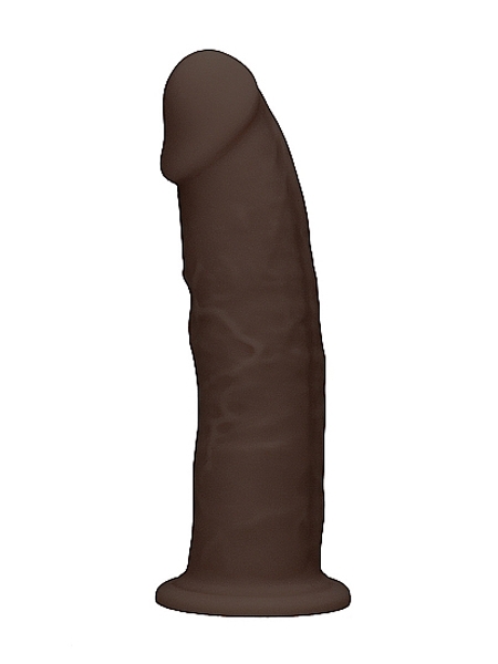 Dildo en silicone sans testicules de 19.2 cm Brun par Shots