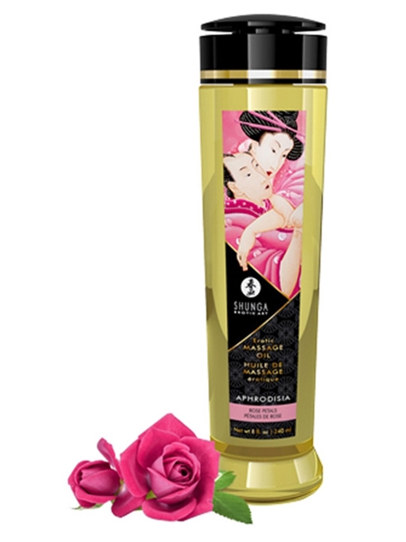 Huile à massage - Pétales de Rose par Shunga