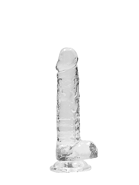 Dildo Realrock Crystal Clear Transparent 7 pouces par Realrock