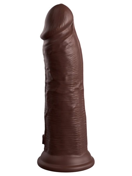 Dildo King Cock Elite Dual Density 8" Brun par King Cock