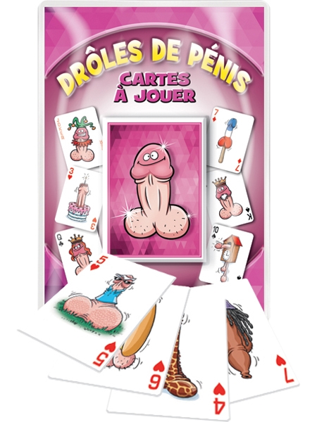 Jeu de cartes Drôle de Pénis par Ozzé