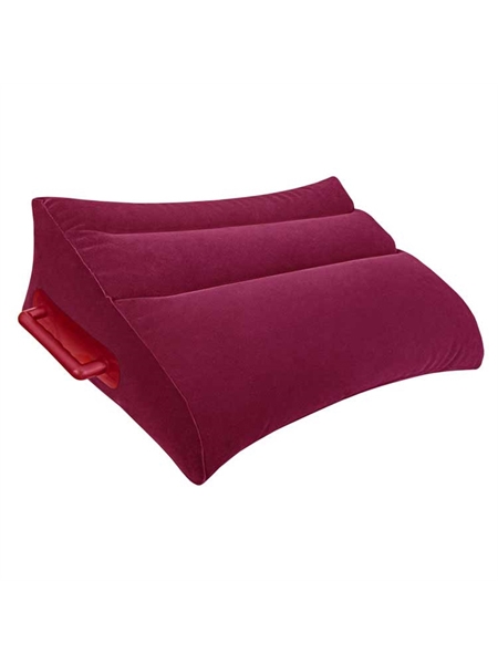 Coussin de positions bourgogne par Adam and Eve