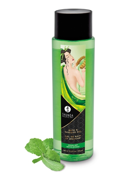 Gel de bain et douche Menthe Sensuelle par Shunga