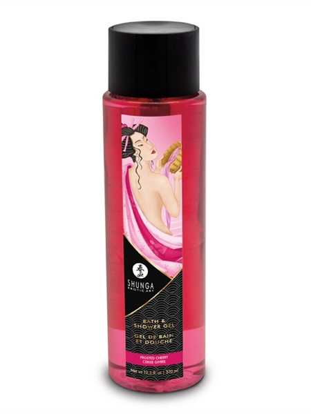 Gel de bain et douche Cerise Givrée par Shunga