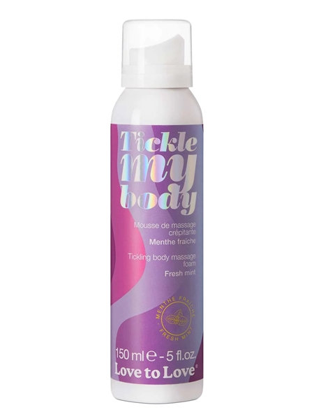 Mousse de massage Tickle My Body - Menthe par Love to Love
