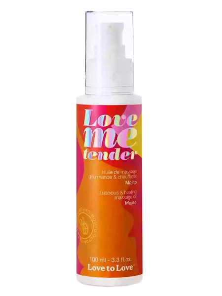 Huile à massage chauffante Love Me Tender au Mojito par Love to Love